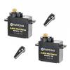 RampCrab Steering Servo with Servo Horn for AX24 SCX24 RC Car, Upgrade Parts for Axial SCX24, AX24, Black Horn, 2 Sets view 1