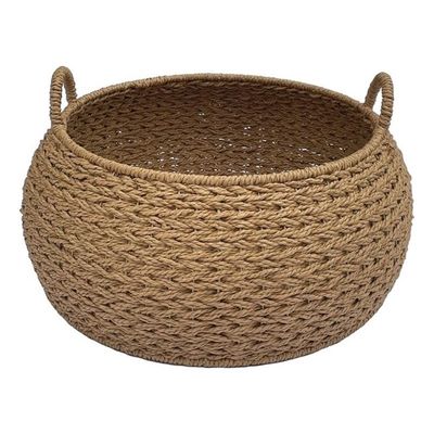 ELE LIGHT & DECOR Woven Decorative Boho Storage Basket