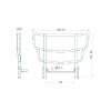 DAYUDDRICAR RC Car Metal Front Bumper Replacement for Tamiya-1851 1/14 DIY RC Tractor Trucks Upgraded Accessories Parts (Color : 6156-B2) view 2