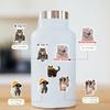 100pcs Kawaii Cat Stickers - Funny & Sad Cat Memes, Waterproof Vinyl Stickers for Bottle, Laptop, Skateboard, Phone, Guitar view 3