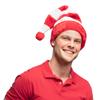 Boland 13304 Santa Hat Plush with Bobble Elves Santa Claus view 1