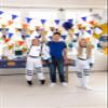 Boland 50514 - Pinata Rocket, 56 x 23 cm x 18 cm, Hanging Decoration, Decoration for Birthday, Theme Party and Carnival view 4