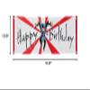 Boland 50422 Happy Birthday Banner Ninja Polyester Decoration Theme Party Hanging Decoration view 4