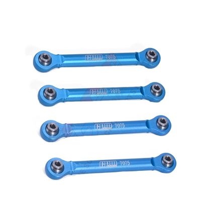 Palumma RC Rear Swing Arm Tie Rod for TAMIYA-1/10 BBX BB-01 CHASSIS-58719, 7075 Aluminum Alloy Rear Swing Arm Rod, Blue
