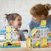 PicassoTiles Magnet Tiles Magnetic Building Blocks with 8 Construction Vehicles Crank Truck Excavator Bulldozer Road Roller Concrete Mixer Tractor Dump Truck Forklift Toys Learning Kids Ages 3+ PTQ11 view 2