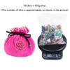 KSNDie Large Dice Bags with Pockets Pink Storage Bag D20 Logo for DND RPG Game Dices (with 1lb Random DND Dice) view 2