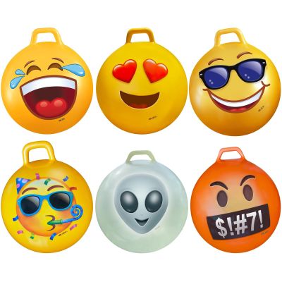 WALIKI Hopper Ball Party Pack for Adults | Set of 6 Giant Bouncy Balls for Outdoor Games & Races | Fun Group Activities for Adults & Teens