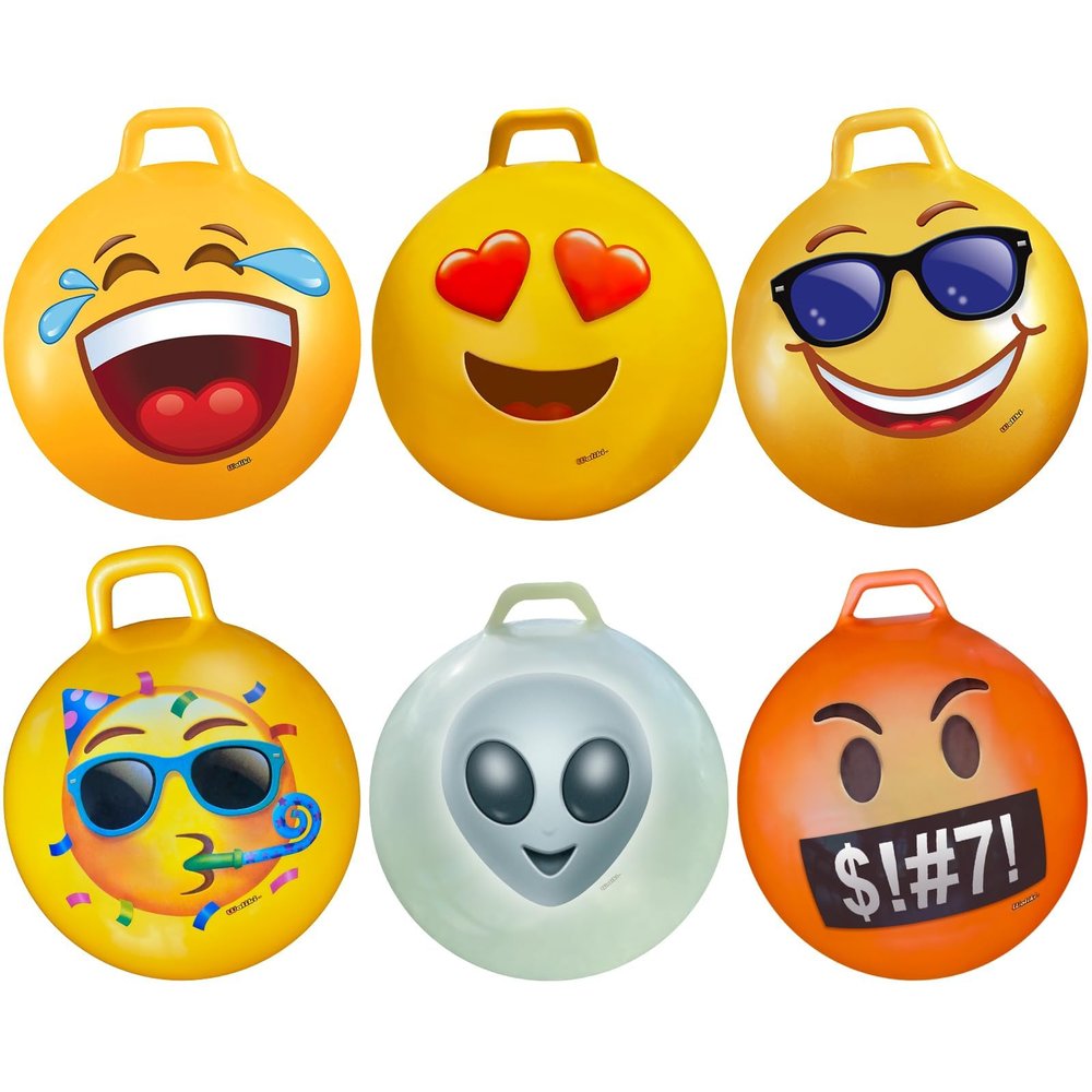 WALIKI Hopper Ball Party Pack for Adults | Set of 6 Giant Bouncy Balls for Outdoor Games & Races | Fun Group Activities for Adults & Teens