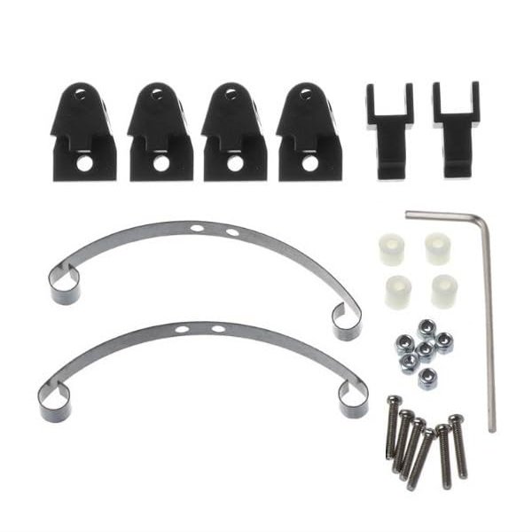 BrewJa Steel Leaf Spring Suspension Set Compatible with WPL B14 B16 B24 B36 Ural Q60 Q61 Q62 Q63 Q64 4X4 6X6 Truck & Crawer (Color : Black)
