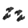 BrewJa Steel Leaf Spring Suspension Set Compatible with WPL B14 B16 B24 B36 Ural Q60 Q61 Q62 Q63 Q64 4X4 6X6 Truck & Crawer (Color : Black) view 3