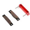 BrewJa CNC Alloy Brake Pad Set Compatible with 1/5 HPI KM Baja 5B SS RC CAR Gas Parts 85201-Orange & Brake Disc Set view 2