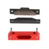 BrewJa CNC Alloy Brake Pad Set Compatible with 1/5 HPI KM Baja 5B SS RC CAR Gas Parts 85201-Orange & Brake Disc Set view 4