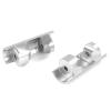 BrewJa CNC Metal 6Mm/8Mm Absorb Shock Lower Protective Shell Compatible with 1/5 HPI ROVAN KM Baja 5B 5T 5B 5SC RC CAR Toys Parts (Color : Silver) view 1
