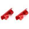 BrewJa CNC Metal 6Mm/8Mm Absorb Shock Lower Protective Shell Compatible with 1/5 HPI ROVAN KM Baja 5B 5T 5B 5SC RC CAR Toys Parts (Color : Silver) view 3