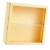 Wall Mounted Showcase Blind Box Figures Display Case Handicraft Storage Display Rack Dust Proof Doll Toy Storage Blind Box(Butter Yellow) view 2