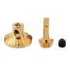 DAYUDDRICAR 1:16 RC Climbing Off-Road Car Metal Front and Rear Main/Driven Gear Replacement for WPL-C34 1/16 RC Car Accessories view 3
