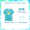 AGRIBAZAAR Halloween Costume Tshirt with Mask 6t Girls Graphic T-Shirts Toddler Girl Outfits Cute Shirt Kids Headband Little Girls Birthday Dress Up view 2