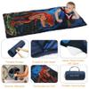 Kids Sleeping Bag, Dinosaur Sleeping Bags for Kids, Slumber Bag with Removable Pillow for Kids Boys Girls, Toddler Sleeping Bags for Daycare Travel Naps and Sleepovers,63" x 30" view 4