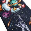 Kids Sleeping Bag, Hallo Bunny Space Astronaut Sleeping Bags for Boys Girls, Slumber Bag with Pillow, Toddler Sleeping Bags for Preschool Daycare Travel Naps and Sleepovers 63" x 30" view 3
