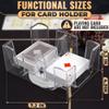 Canasta Card Holder - 6 Deck Plastic Revolving Card Game Holder Playing Cards Tray Rotating 360 Organizes Multiple Decks for Canasta, Poker and More | Lightweight, Durable with Smooth Rotation view 2