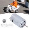 Pilipane DC Brushed Motor, DC Brushed Motor Copper Coil Stainless Steel Body Large Torsion 19 Gear Motor for Children's Electric Vehicle(4) view 4