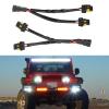 Tyenaza 2 Pcs Headlight 2 Way Splitter Wire, 9005 9006 Male to Female Headlight 2 Way Splitter Wires Headlamp Adapter Harness for Truck Pickup LED Wire Cable Plug view 4
