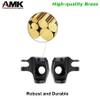 AMK 178g SCX10 II Brass Upgrades Kit C Hub Caster Blocks Steering Knuckles Clamping Lockouts for Front Axle for 1/10 RC Crawler Axial SCX10 AR44 Front Axle Counter Weights view 4