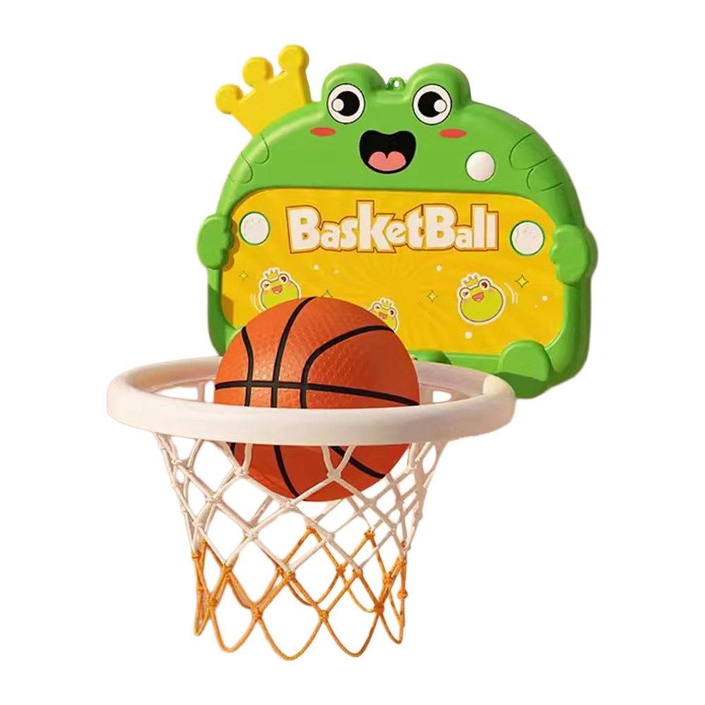 Almencla Mini Basketball Hoop Set Family Games Boys Girls Parent Child Interactive with Basketball, Complete Accs for Door Wall, frag