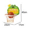 Almencla Mini Basketball Hoop Set Family Games Boys Girls Parent Child Interactive with Basketball, Complete Accs for Door Wall, frag view 3