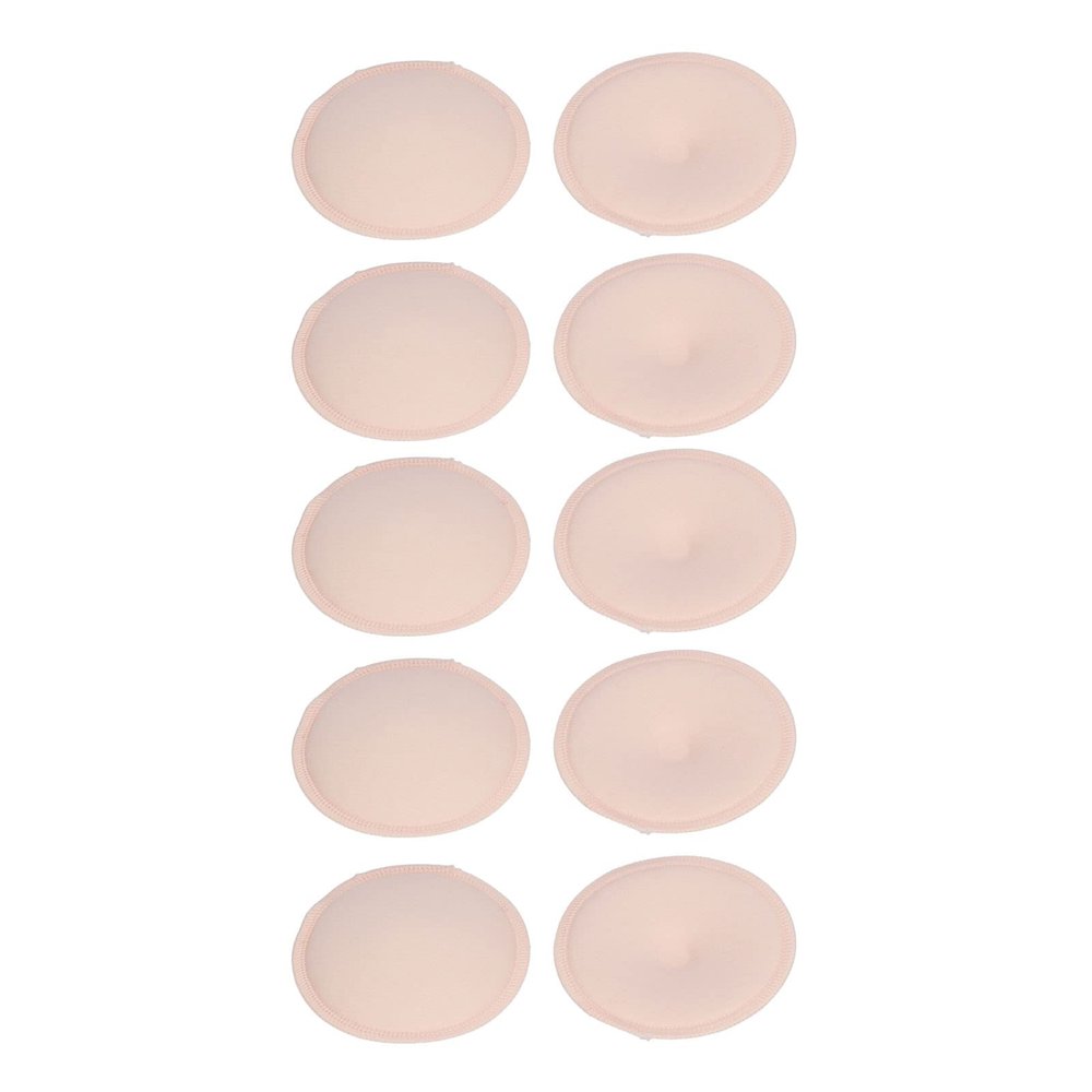 10pcs Washable Reusable Breast Pads Soft Cotton Nursing Pad Preventing Leaks with High Absorbency for Maternity