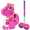 Dinosaur Girl Pinata with Stick for Adult Party Decorations, Fun Fiesta Taco Party, Event Photo Props, Mexican Theme Decoration, Carnivals Festivals, 11.8" x 16" view 1