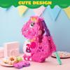Dinosaur Girl Pinata with Stick for Adult Party Decorations, Fun Fiesta Taco Party, Event Photo Props, Mexican Theme Decoration, Carnivals Festivals, 11.8" x 16" view 3