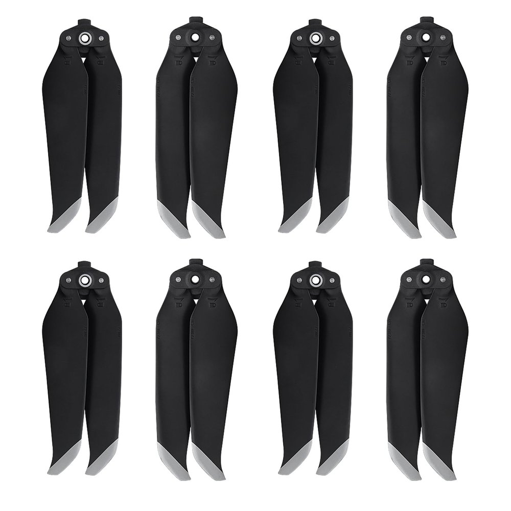 Tosiicop Air 2s Propellers Blades - 8PCS Propeller for DJI Air 2s/Mavic Air 2 Replacement Parts Drone Accessories Low Noise Quick-Release Props Quiet 7328 Wings Air Series Silver