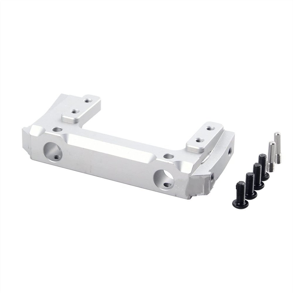 Aluminum Alloy Front Bumper Mount Servo Stand for 1/10 RC Crawler for A-xial SCX10 II AX90046 90046 90047 Upgrade Part Modification Accessories (Color : A)