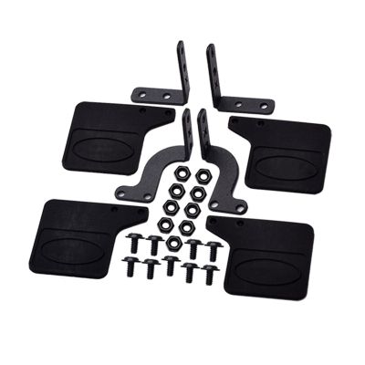1/18 Scale Rubber Mudguard+Metal Fixing Bracket Set for TRAXXAS 1/18 TRX-4M RC Car Repairing