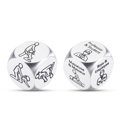 Anniversary Wedding Gifts for Women Men Bridal Shower Gifts Dice for Women Husband Wife ouple Anniversary Steel Gift for Men Date Night Dice for Girlfriend Boyfriend Valentines Gifts for Her Him