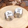 Anniversary Wedding Gifts for Women Men Bridal Shower Gifts Dice for Women Husband Wife ouple Anniversary Steel Gift for Men Date Night Dice for Girlfriend Boyfriend Valentines Gifts for Her Him view 4