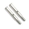 2pcs Steel Front Axles Compatible with 1/10 Traxxas Slash 2WD Rustler VXL Stampede Replacement of 3637 view 1