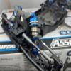 Dhawk CNC Alloy 13mm Shock Caps (4) Black for Team Associated RC10B6.4 B6.4D B74.2 view 2
