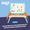 Bluey Art Creation Kids Art Station with 100 Magnets & Whiteboard Lid, Foldable Legs, Art Table for Kids, Storage Pockets view 2