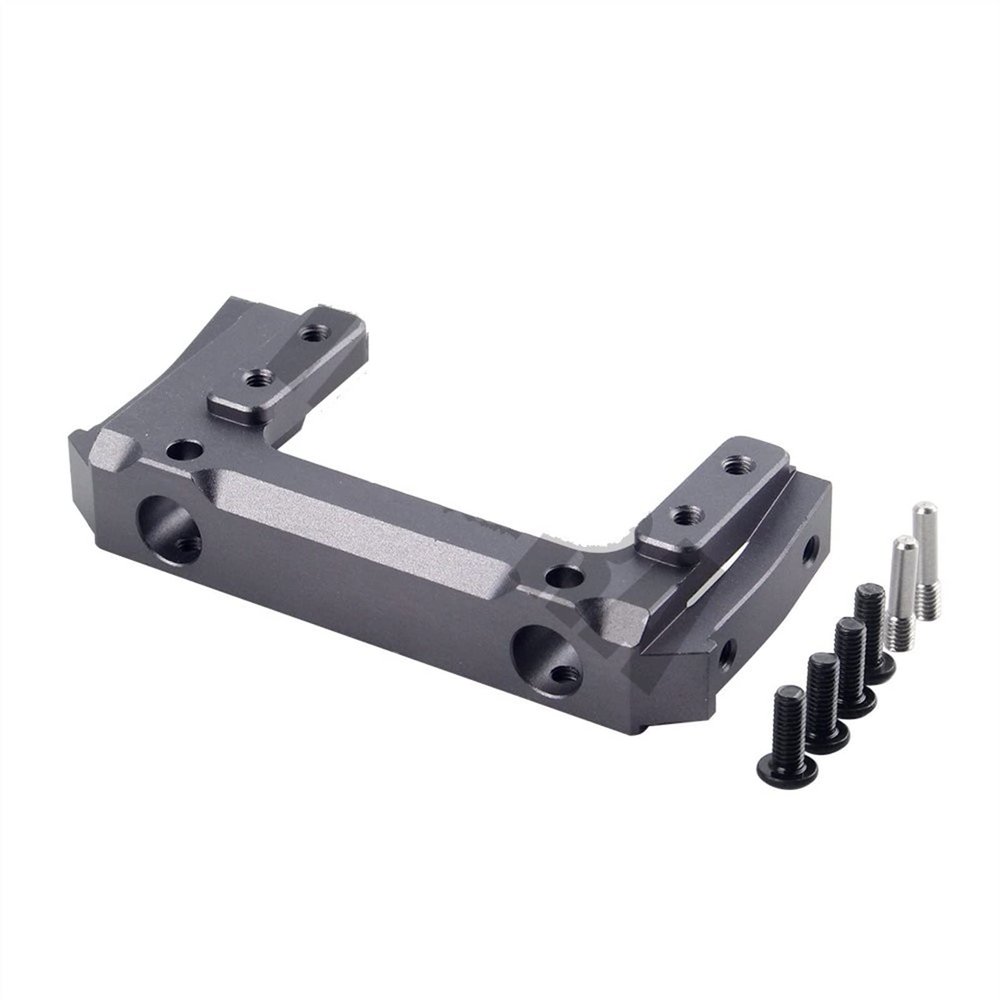 Aluminum Alloy Front Bumper Mount Servo Stand for 1/10 RC Crawler for A-xial SCX10 II AX90046 90046 90047 Upgrade Part Modification Accessories (Color : B)