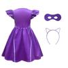 ACoiay Halloween costumes for little girls casual dress party dress up birthday outfits girl with mask headband Daily Clothes Kids 3-12 years view 2