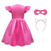ACoiay Halloween costumes for little girls casual dress party dress up birthday outfits girl with mask headband Daily Clothes Kids 3-12 years view 2