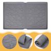 All Weather Mat for Wonderfold Wagon W2 Models, 30.2x16x0.8 Inch Wagon Accessory Silicone Protective Floor Mat Prevent Sand Dirt Water Stroller Cart Mat Accessory view 4