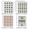 Ettonsun Coin Collection Book 386 Coin Pockets & 12 Currency Sleeves, Coin Collecting Album Holder for Collectors Money Collection Book Coin Display Storage Case Organizer for Coin Collection Supplies view 3