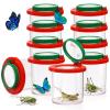 Coloch Set of 10 Insert Bug Viewer for Kids, Magnifying Insect Box, Bug Magnifier Container Critter Insect Bug Cage Bug Jar Bug Viewer Collecting Kit Bug Catcher Set view 1