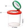Coloch Set of 10 Insert Bug Viewer for Kids, Magnifying Insect Box, Bug Magnifier Container Critter Insect Bug Cage Bug Jar Bug Viewer Collecting Kit Bug Catcher Set view 2