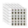 10 Sheets Coin Collection Pages, Coins Pocket Page with 300 Pockets, Coin Binder Inserts Sleeves with Standard 9 Hole for Coin Album. Storage Holder for Currency, Stamp and Other Supplies (30-Pocket) view 1