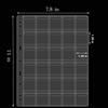 10 Sheets Coin Collection Pages, Coins Pocket Page with 300 Pockets, Coin Binder Inserts Sleeves with Standard 9 Hole for Coin Album. Storage Holder for Currency, Stamp and Other Supplies (30-Pocket) view 3