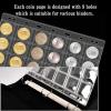 10 Sheets Coin Collection Pages, Coins Pocket Page with 300 Pockets, Coin Binder Inserts Sleeves with Standard 9 Hole for Coin Album. Storage Holder for Currency, Stamp and Other Supplies (30-Pocket) view 4